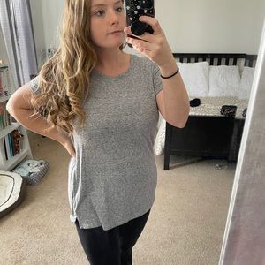 Gray Lounge/Sleep Shirt